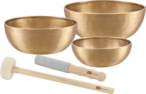 Meinl Sonic Energy 3-piece Energy Therapy Series Singing Bowl Set - 700/1000/1400g (SB-E-3100)