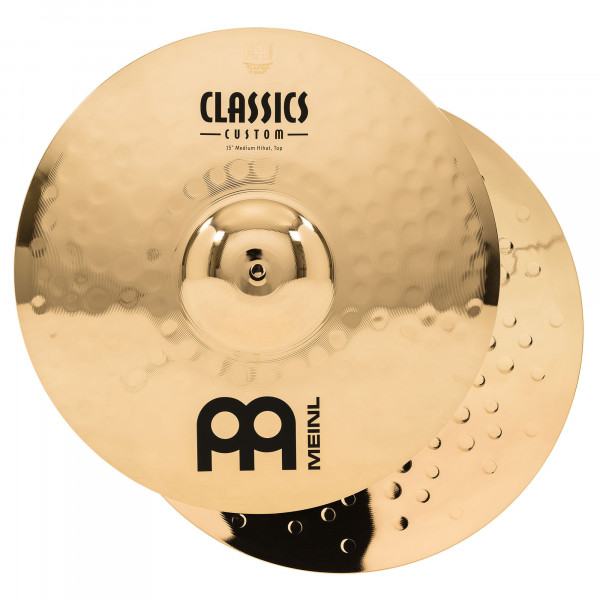 MEINL Cymbals Classics Custom Brilliant Medium Hihat - 15" (CC15MH-B)