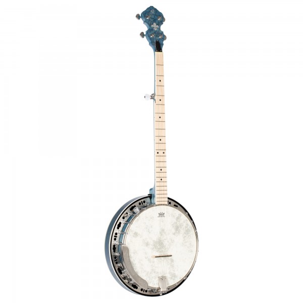 ORTEGA Falcon Series Banjo 5 String - Maple Blue + Bag (OBJE400TBL)
