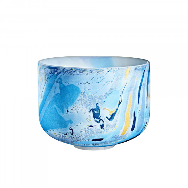 Meinl Sonic Energy 10" Marble Crystal Singing Bowl A4, Dark Blue, 432 Hz, Brow Chakra (MCSB10A)