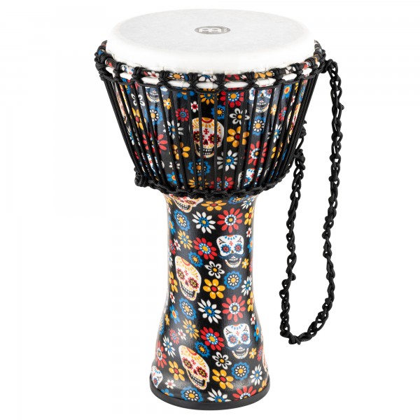 MEINL Percussion Travel Series Djembe 10" - Day of the Dead (PADJ7-M-F)