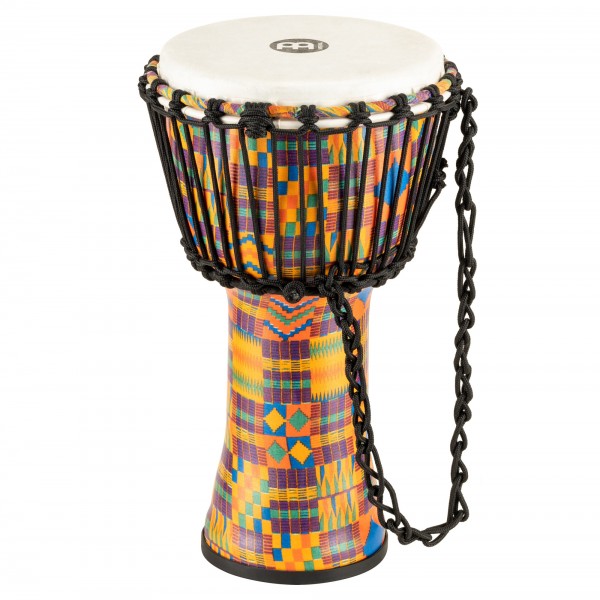 MEINL Percussion Travel Series African Djembe - Kenyan Quilt, Small - Synthetic Head (PADJ2-S-F)