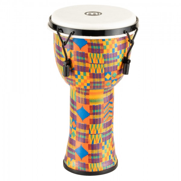 MEINL Percussion Travel Series Djembe - Kenyan Quilt, Small - Synthetic Head (PMDJ2-S-F)