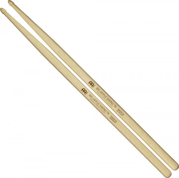 MEINL Stick & Brush - Big Apple Swing 7A Small Acorn Wood Tip Drumstick (SB122)