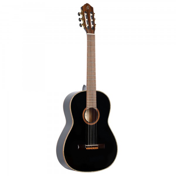 ORTEGA Family Series 4/4 Classical Guitar 6 String - Spruce / Mahogany Black + Gig Bag (R221BK)