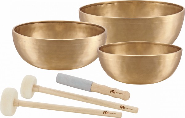 Meinl Sonic Energy 3-piece Energy Therapy Series Singing Bowl Set - 1400/1800/2200g (SB-E-5400)