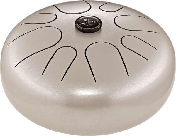 Meinl Sonic Energy Steel Tongue Drum 12" - G Minor/8 Notes/440 Hz - Pearl Grey (STD4PG)