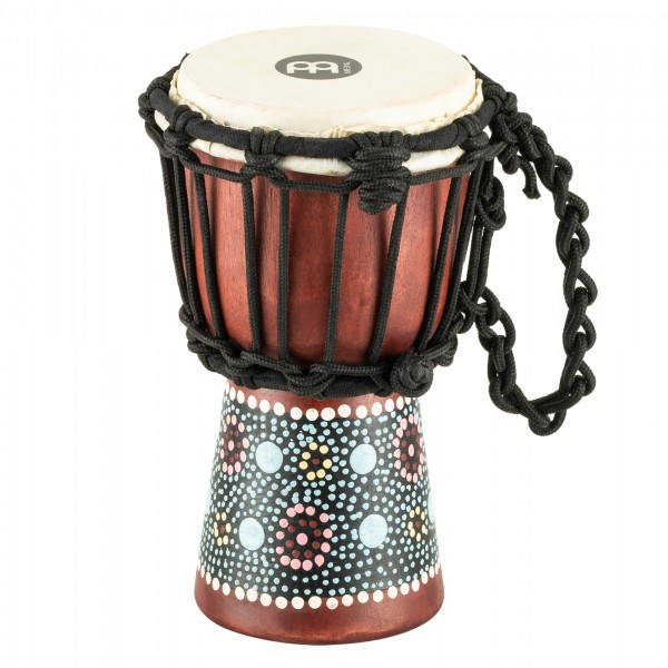 MEINL Percussion African Style Mini Djembe - Flower Design (HDJ8-XXS)